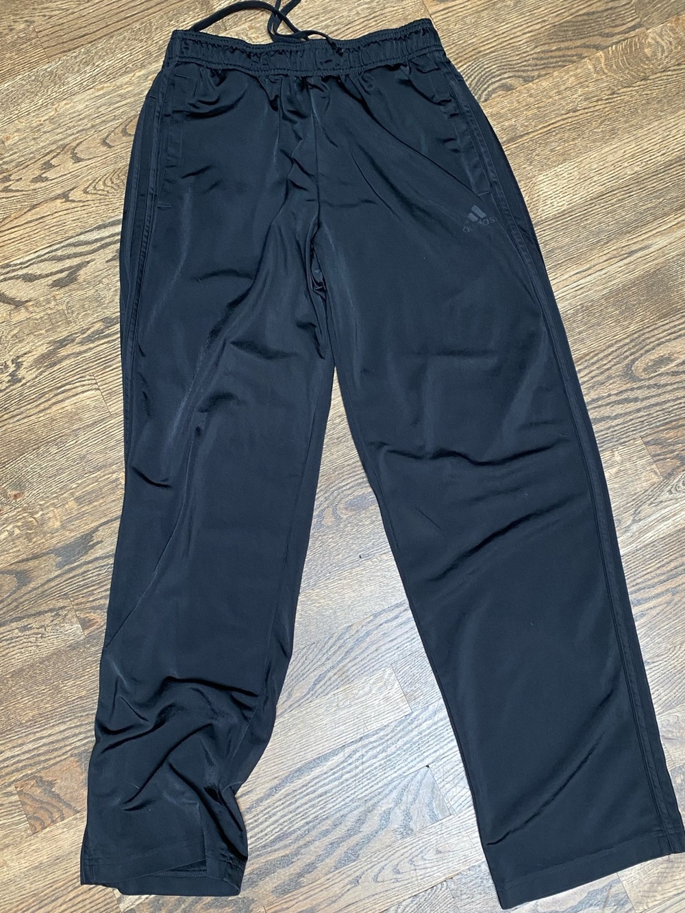 Adidas Women's Black Athletic Joggers with Subtle Logo sz M